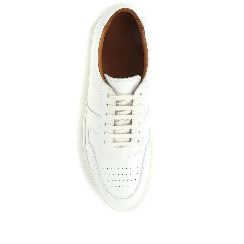 Teo Leather Trainers - TEO / 321 216 - White