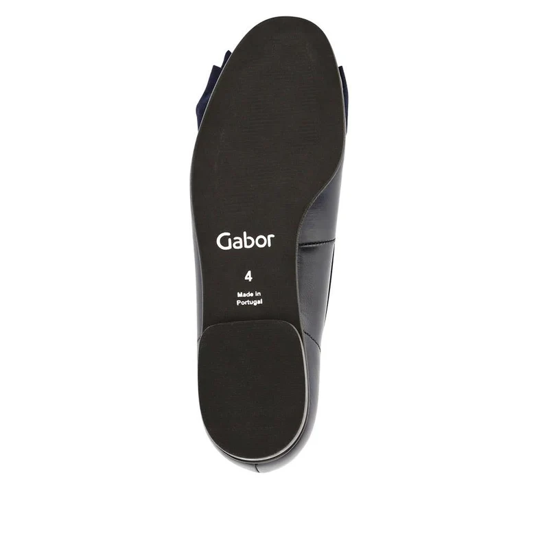 Amy Bow-Detailed Ballet Pumps - GAB38500 / 324 167 - Navy