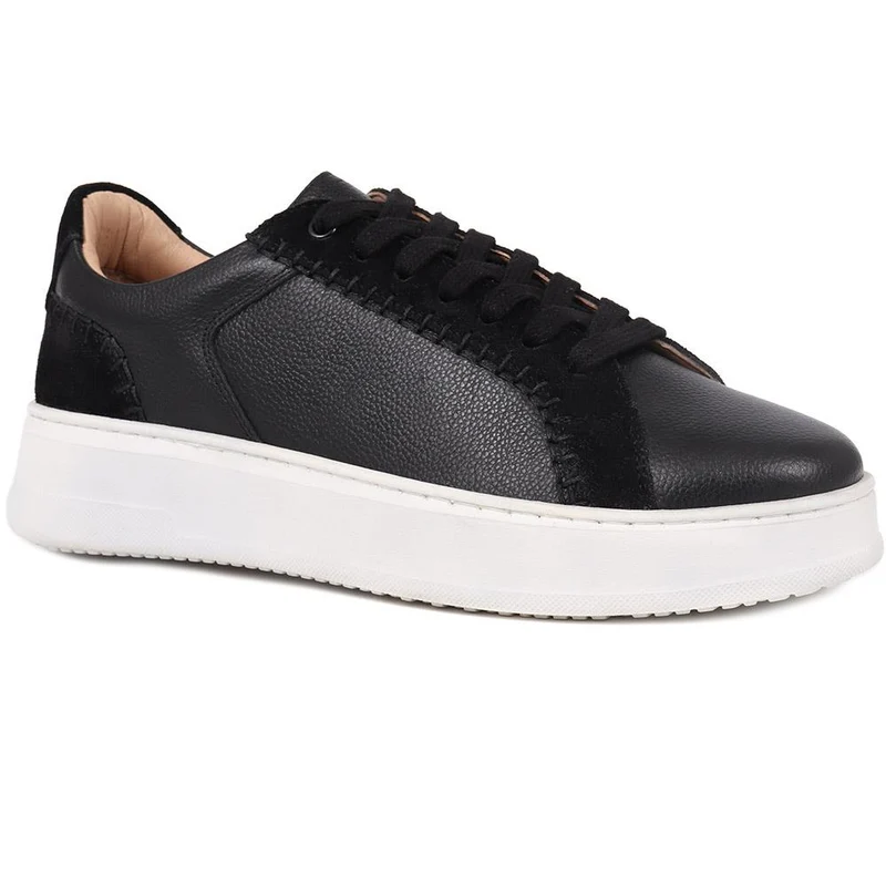 Bergamot Leather Trainers - BERGAMOT / 325 586 - Black
