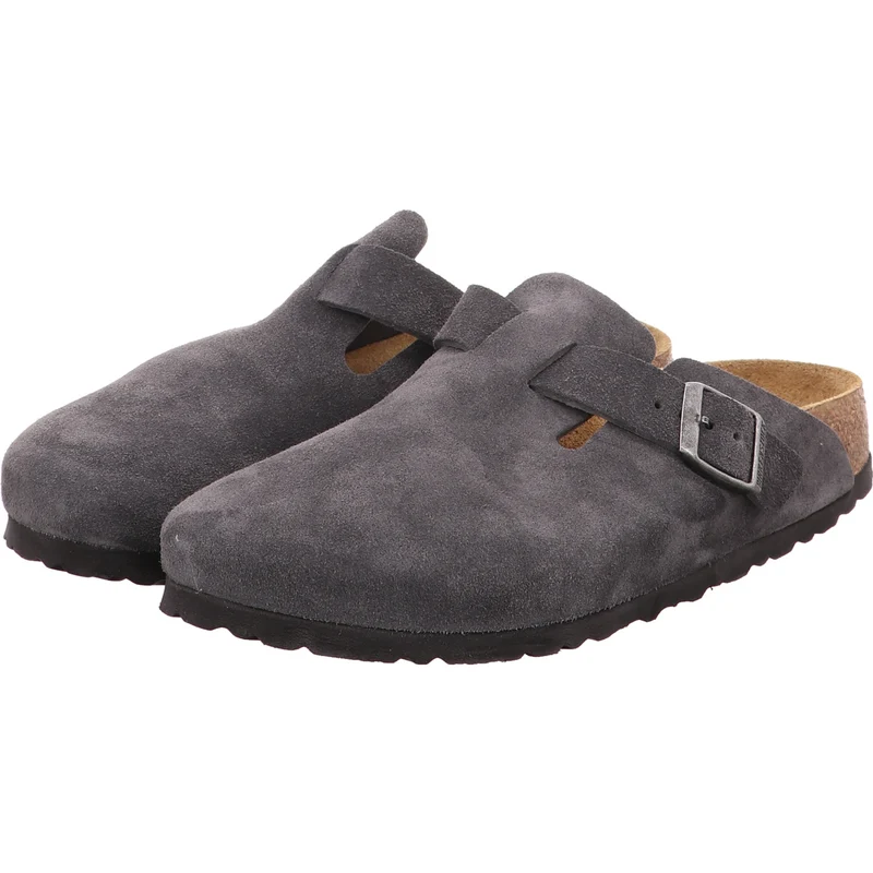 Birkenstock Pantolette Boston grau