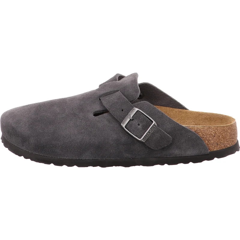 Birkenstock Pantolette Boston grau