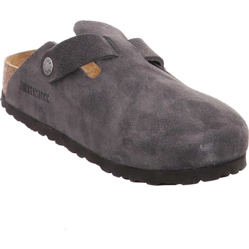Birkenstock Pantolette Boston grau