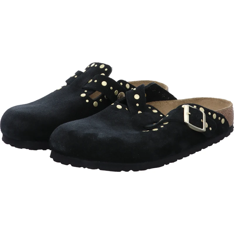 Birkenstock Pantolette Boston schwarz