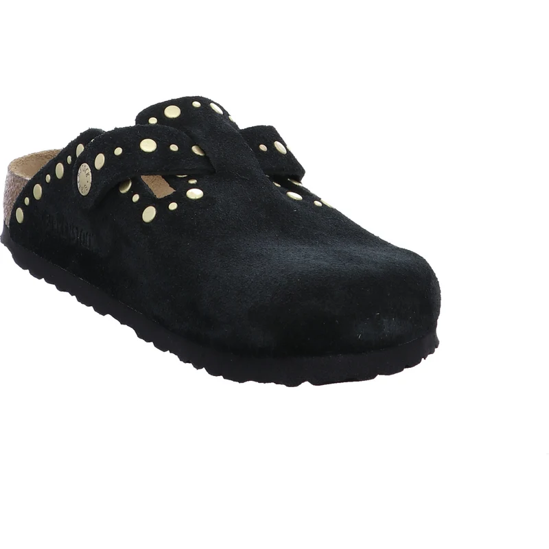 Birkenstock Pantolette Boston schwarz