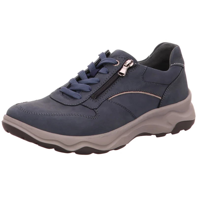 Waldläufer Schnürschuh H-Max blau