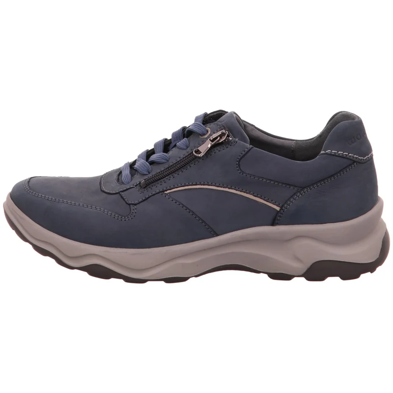 Waldläufer Schnürschuh H-Max blau
