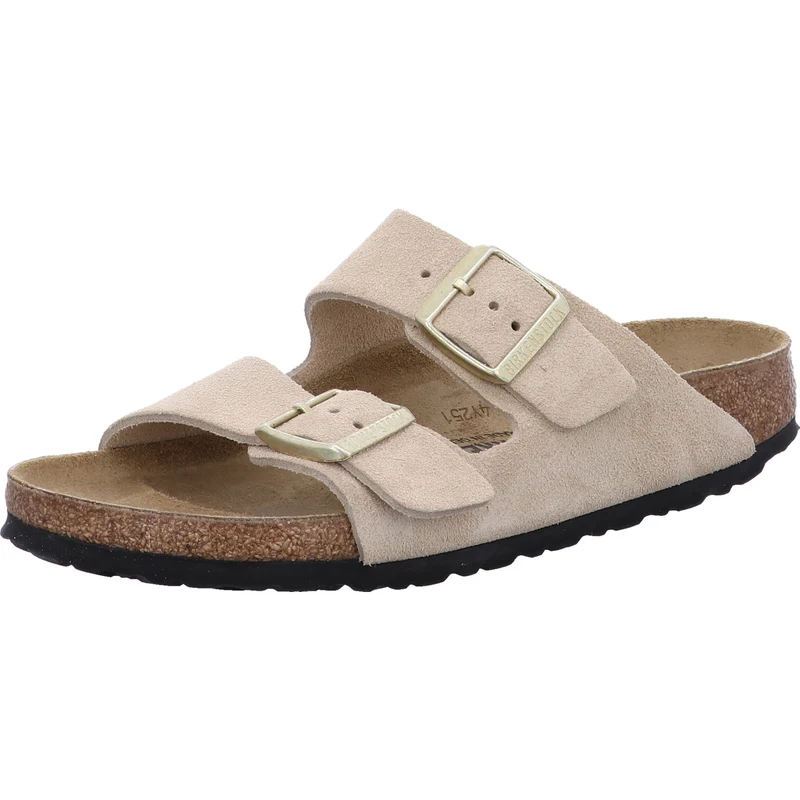 Birkenstock Pantolette Arizona beige