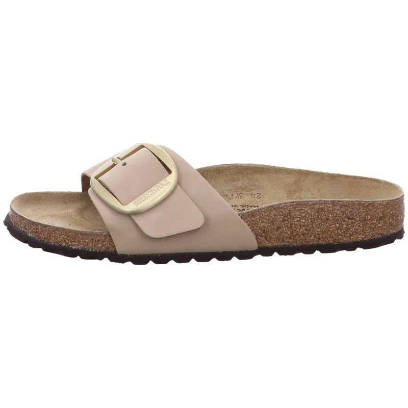 Birkenstock Pantolette Madrid Big Buckle beige