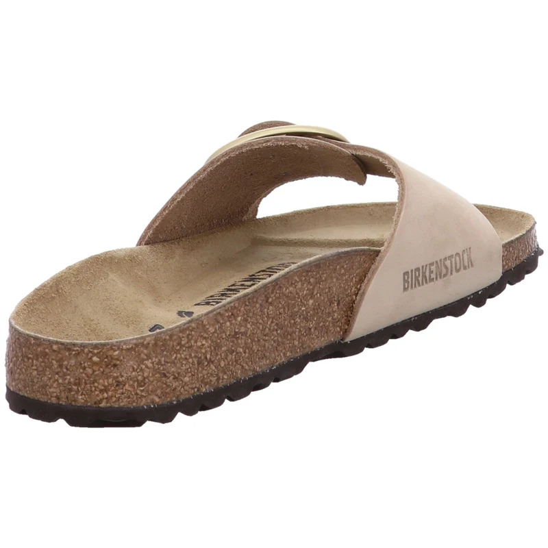 Birkenstock Pantolette Madrid Big Buckle beige