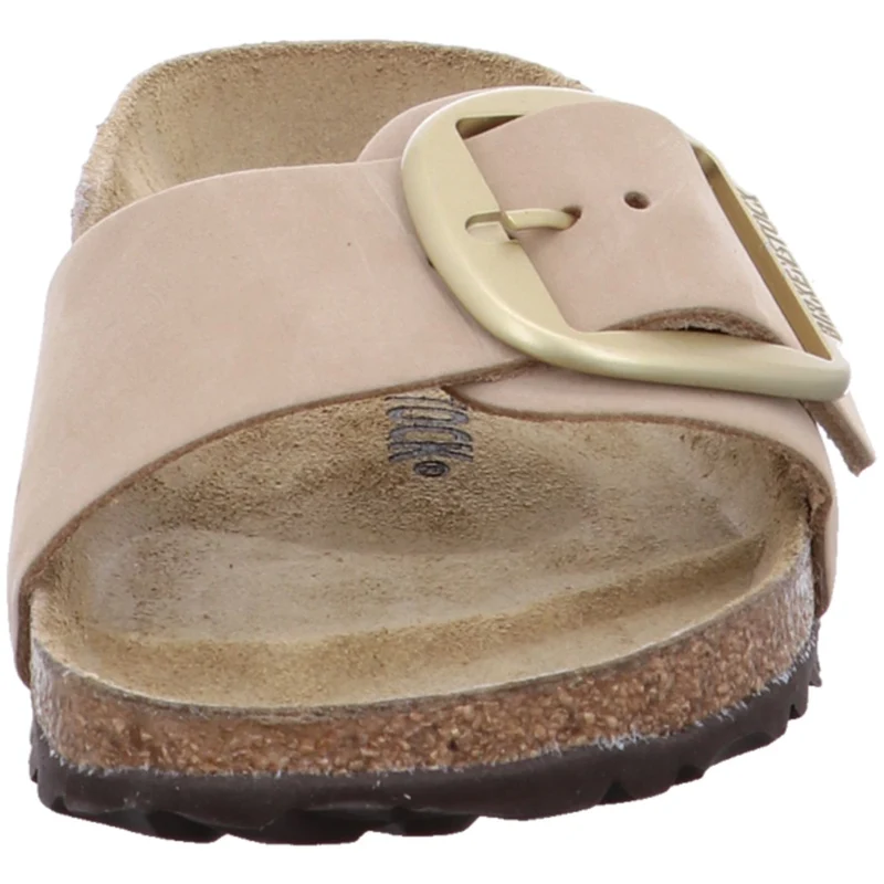 Birkenstock Pantolette Madrid Big Buckle beige