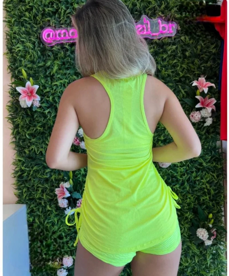 TANK TOP DRY FIT - GELB NEON