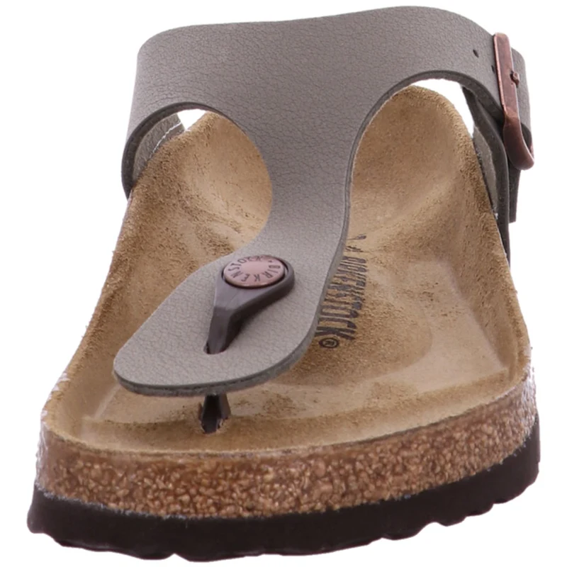 Birkenstock Pantolette Gizeh grau
