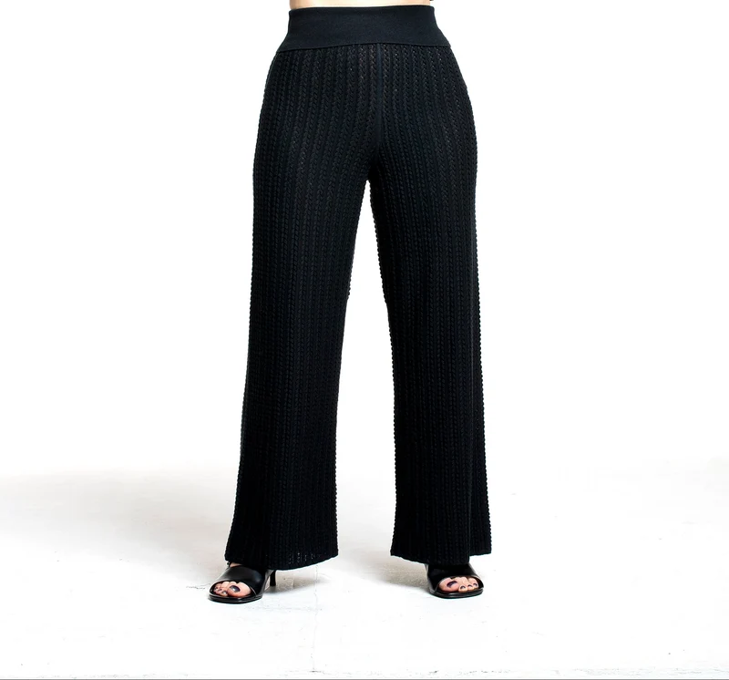 Iris von Arnim Damen Seide-Cashmere Hose St. Tropez schwarz