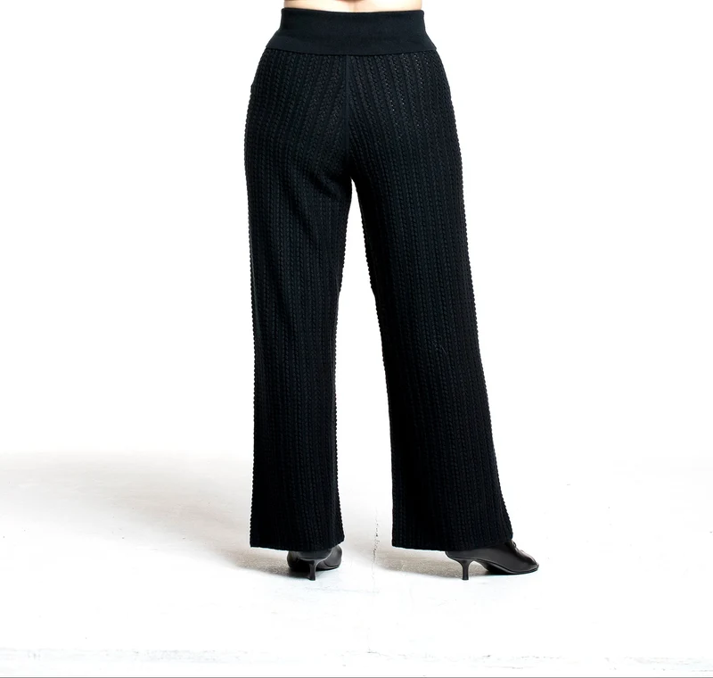 Iris von Arnim Damen Seide-Cashmere Hose St. Tropez schwarz