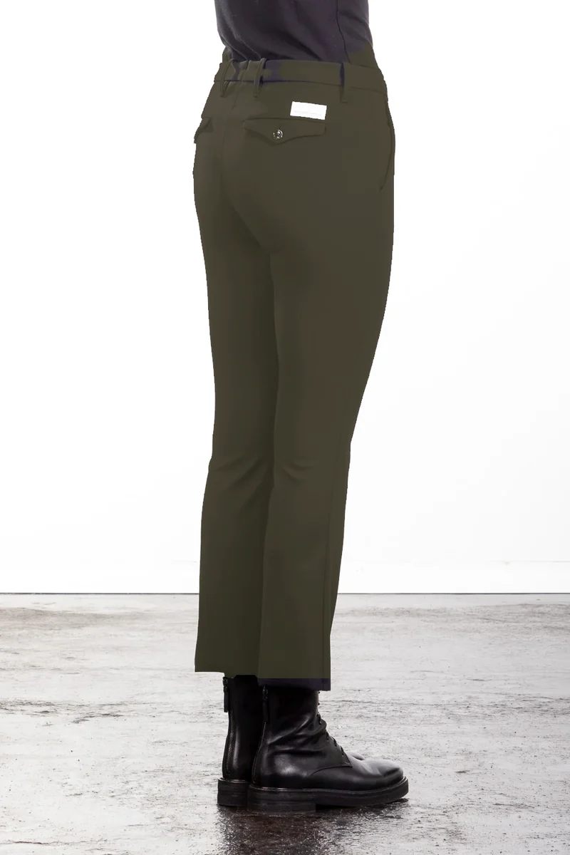 Nine In The Morning Damen 7/8 Hose Rome olive