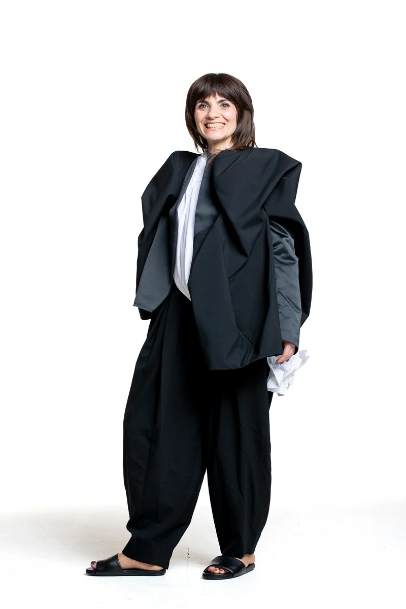 Comme des Garçons Damen Oversized Jacke skulptural schwarz
