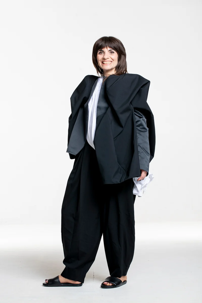 Comme des Garçons Damen Oversized Jacke skulptural schwarz