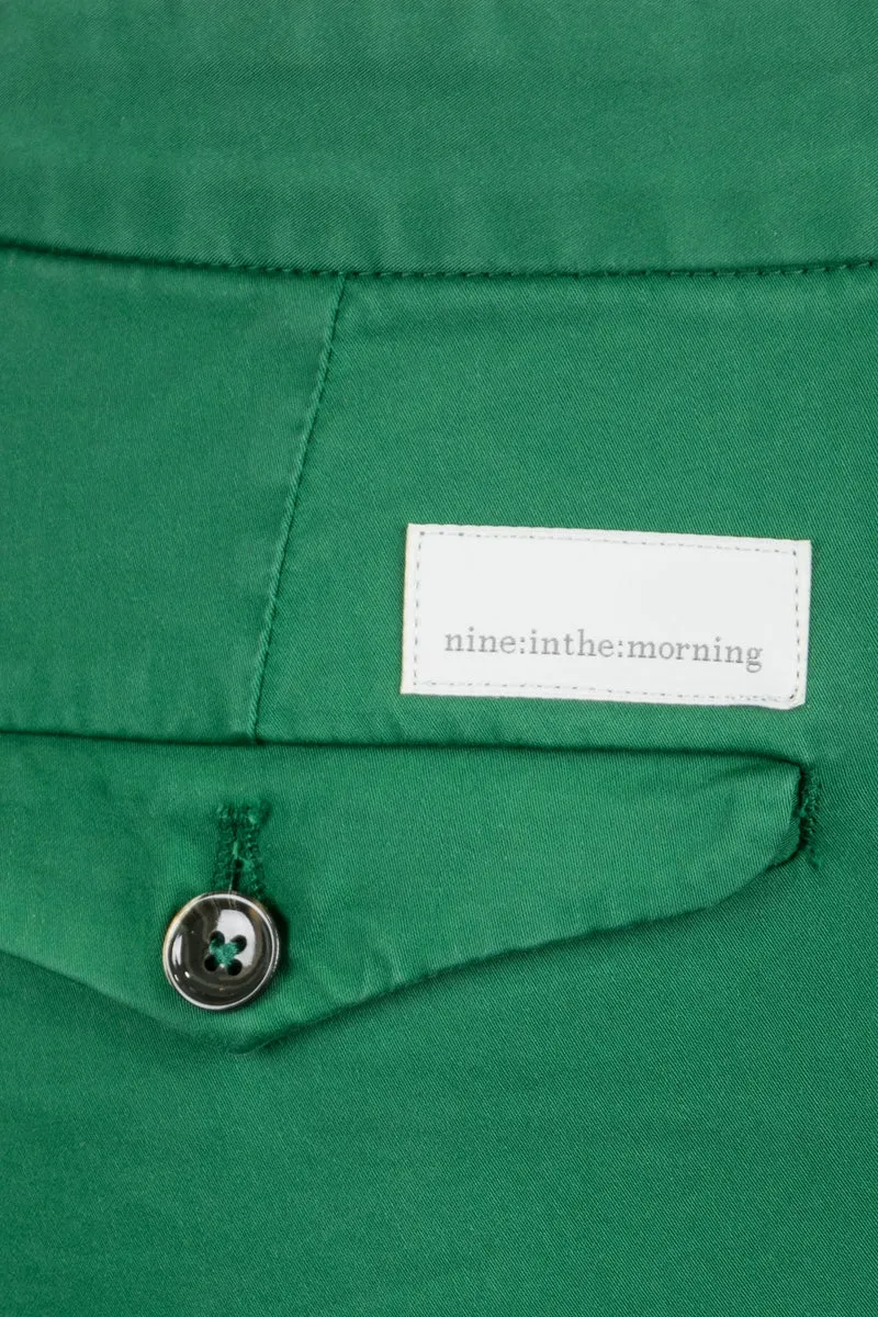 Nine In The Morning Damen 7/8 Hose Rome Trumpet grün