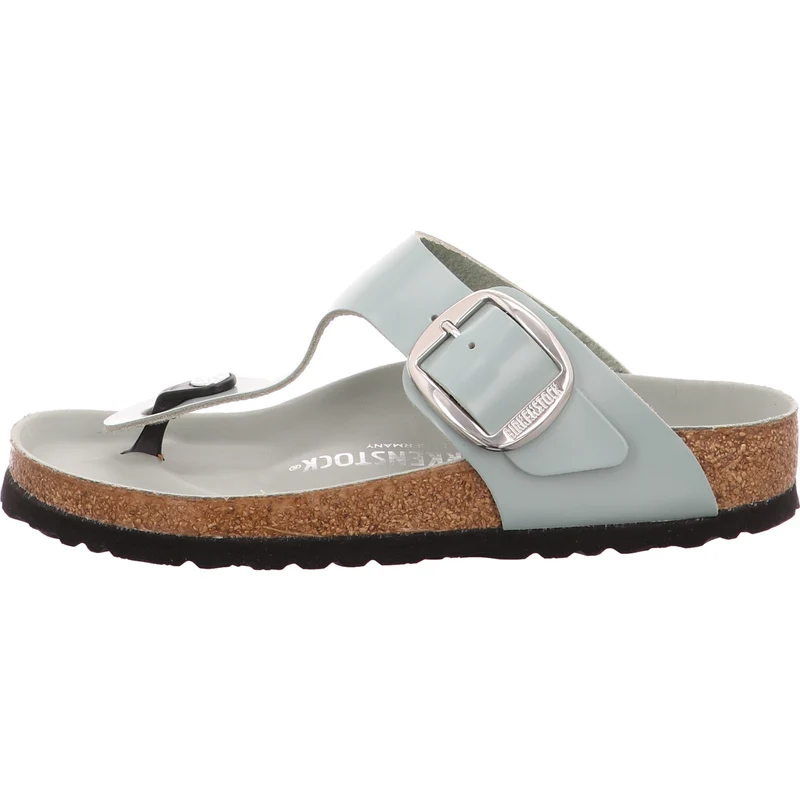 Birkenstock Pantolette Gizeh Big Buckle h'grün