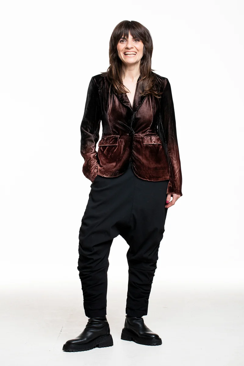 AVANT TOI Damen Stretch-Blazer kupfer
