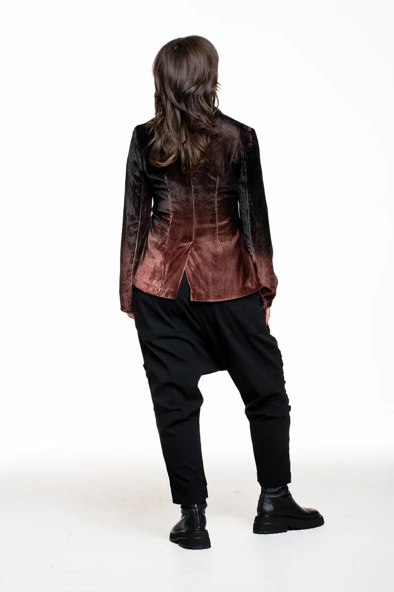 AVANT TOI Damen Stretch-Blazer kupfer