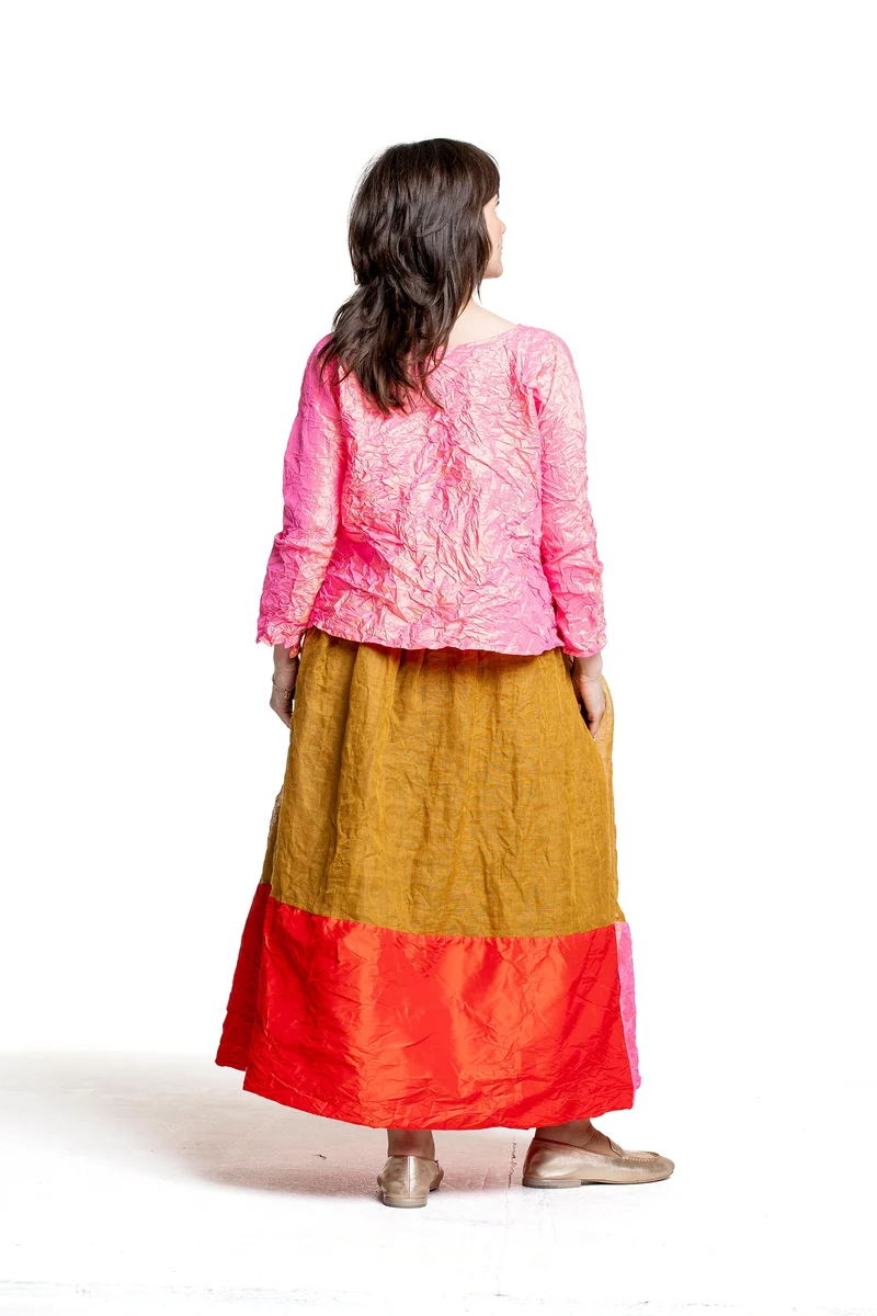 Daniela Gregis Damen Shirt Seide rose´