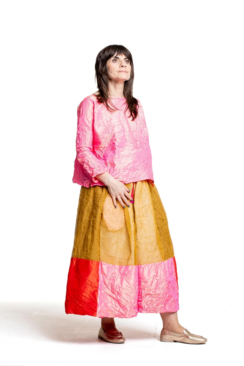 Daniela Gregis Damen Shirt Seide rose´