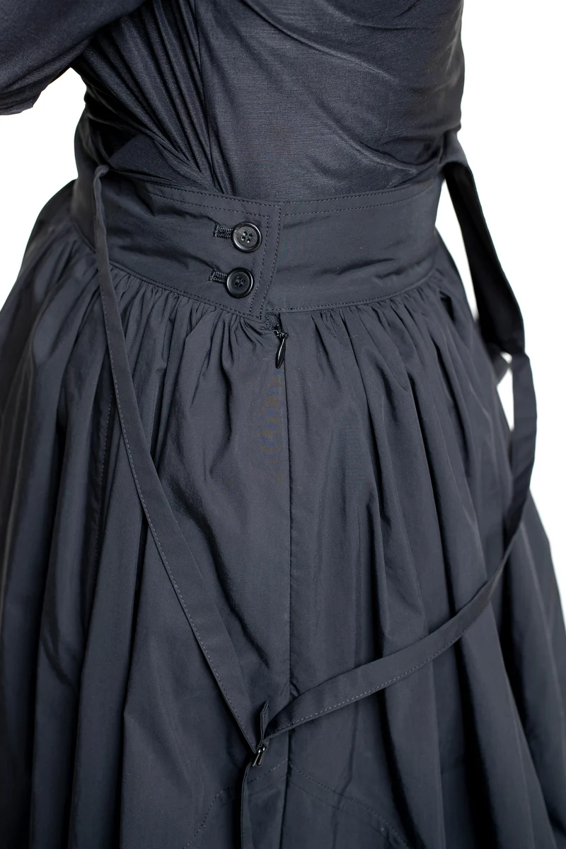 Yohji Yamamoto Damen Avantgarde Trägerrock schwarz