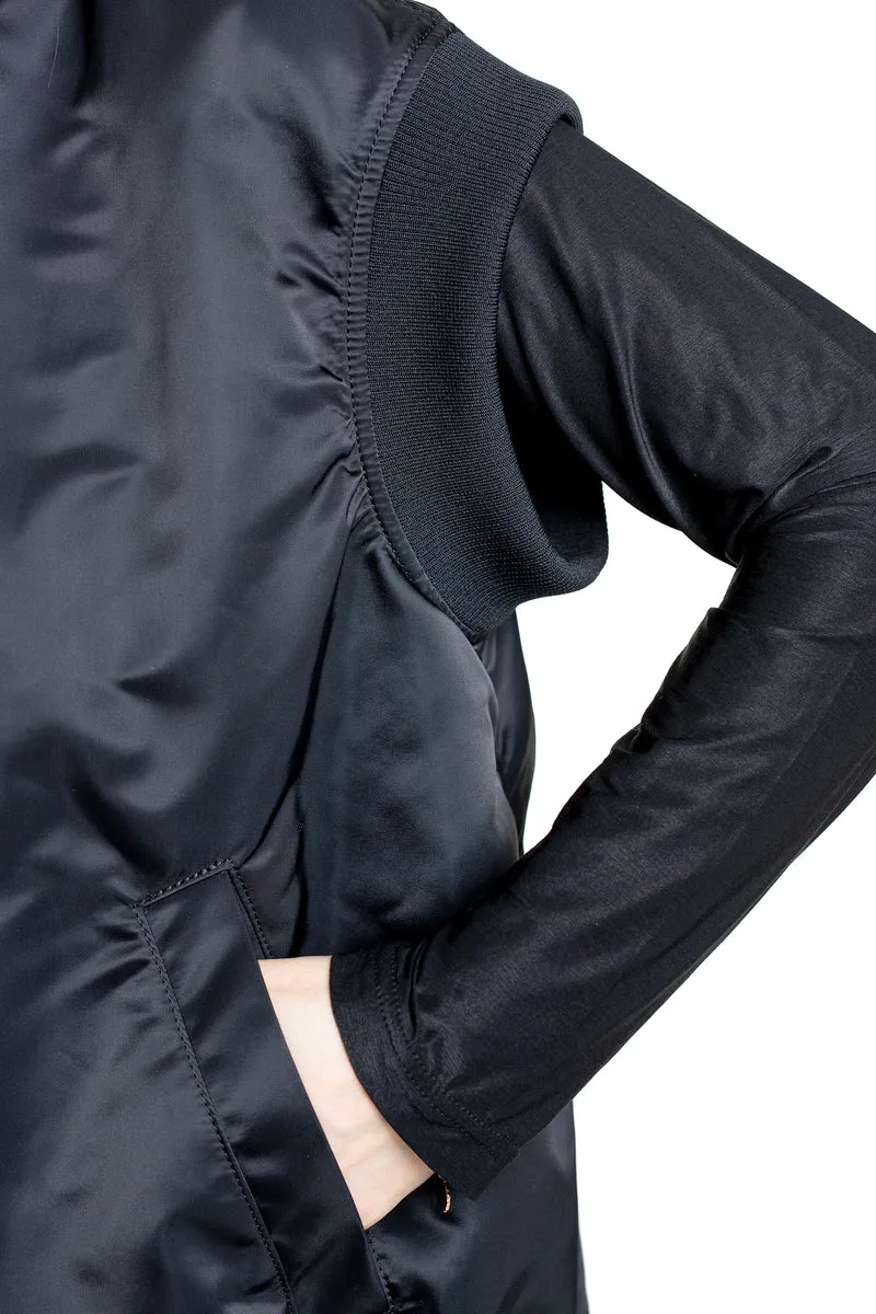 Yohji Yamamoto Damen Bomberweste schwarz