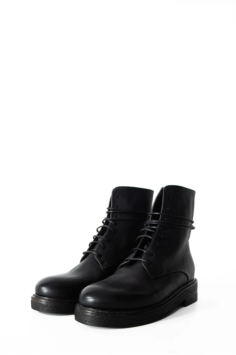 Marsèll Damen Kalbsleder Boots Parrucca schwarz
