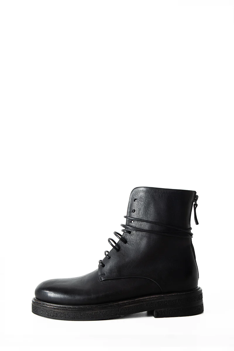 Marsèll Damen Kalbsleder Boots Parrucca schwarz