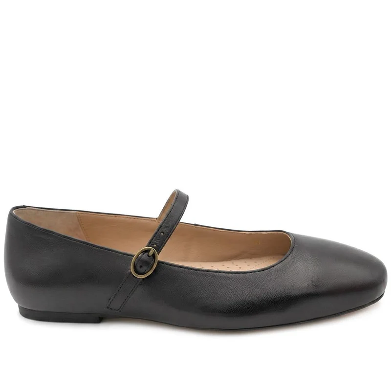 Sonnet Wide Fit Leather Mary Janes - SONNETWIDE / 329 918