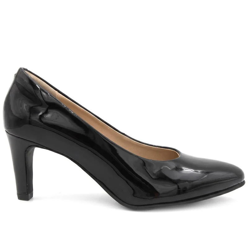 Zayna Leather Stiletto Heel Court Shoes - ZAYNA / 329 923