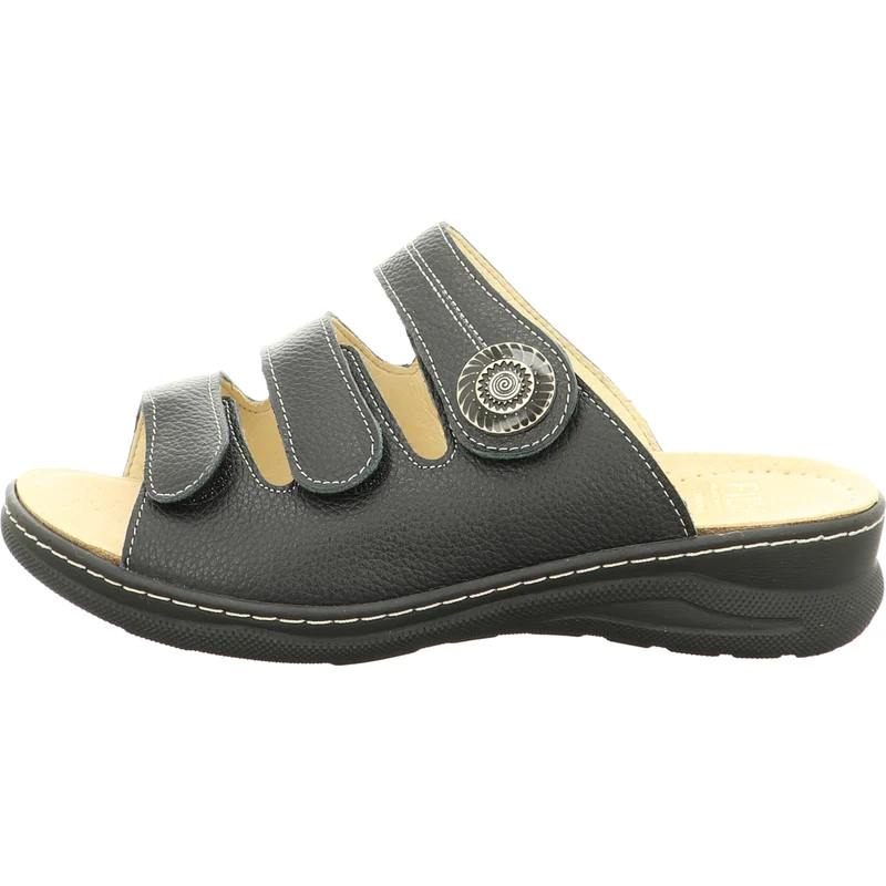 Fidelio Pantolette Ortho+ schwarz