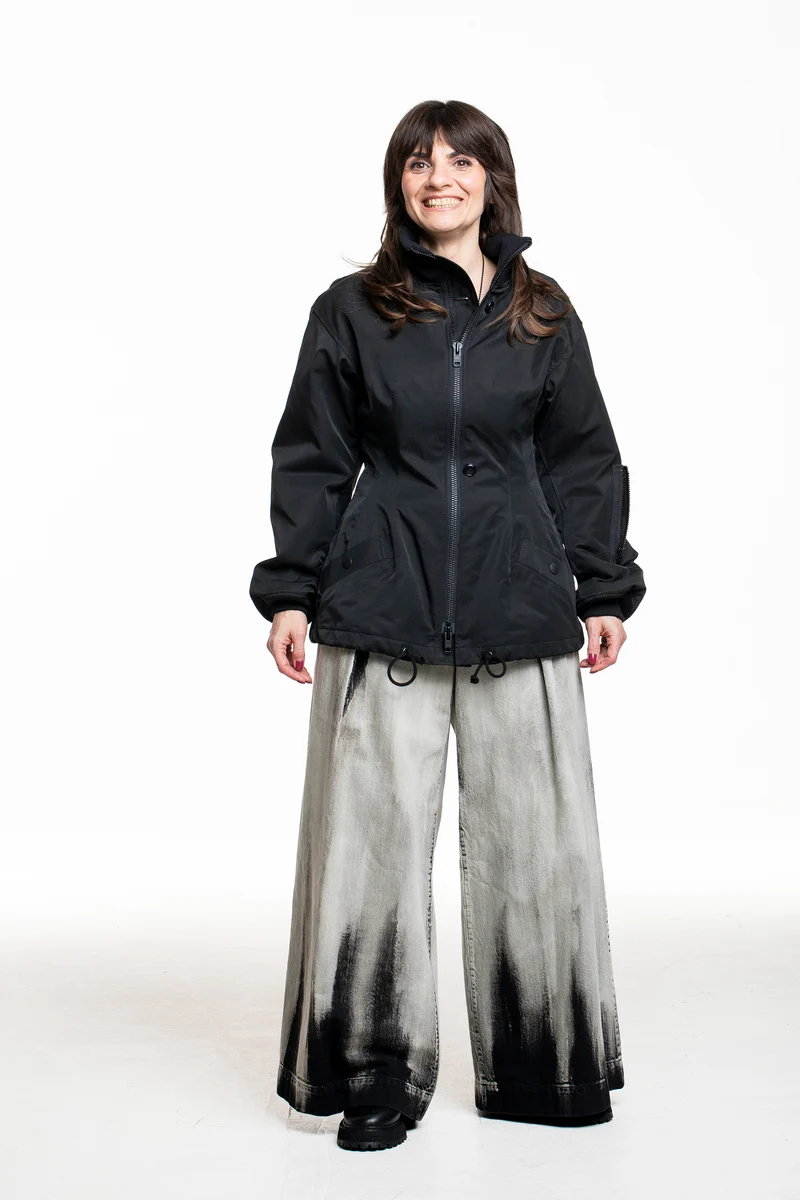 Yohji Yamamoto Damen Jacke schwarz