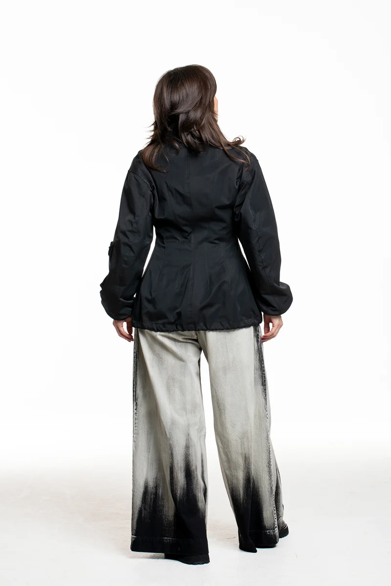 Yohji Yamamoto Damen Jacke schwarz