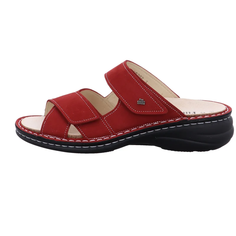FinnComfort Pantolette Melrose rot
