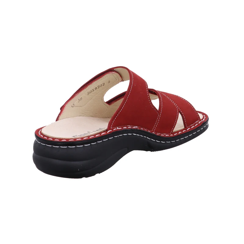 FinnComfort Pantolette Melrose rot