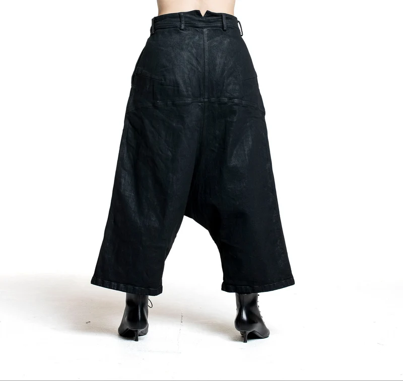 Rundholz DIP Damen Hose schwarz