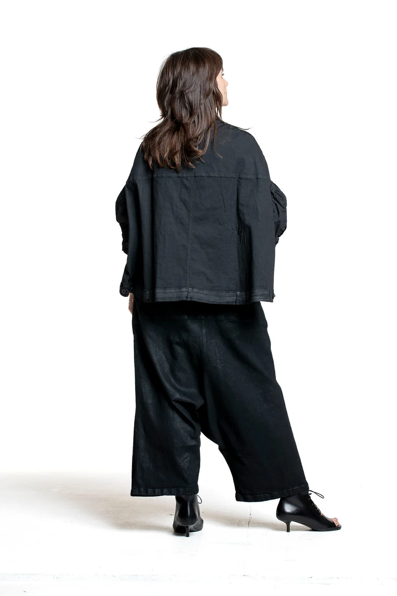 Rundholz DIP Damen Hose schwarz