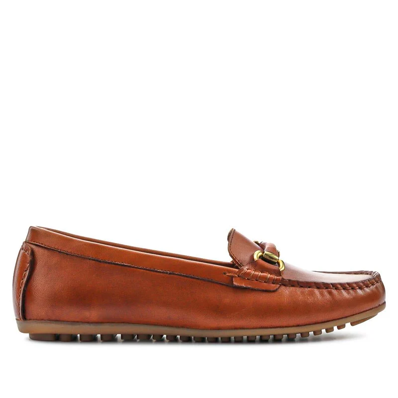 Athikia Leather Slip-On Shoes - ATHIKIA / 327 109