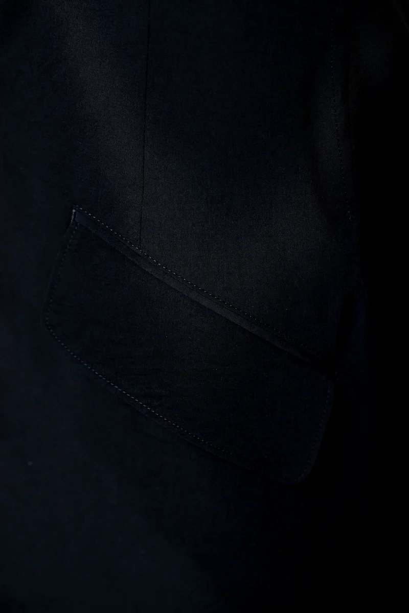 Yohji Yamamoto Damen Avantgarde Long-Blazer schwarz