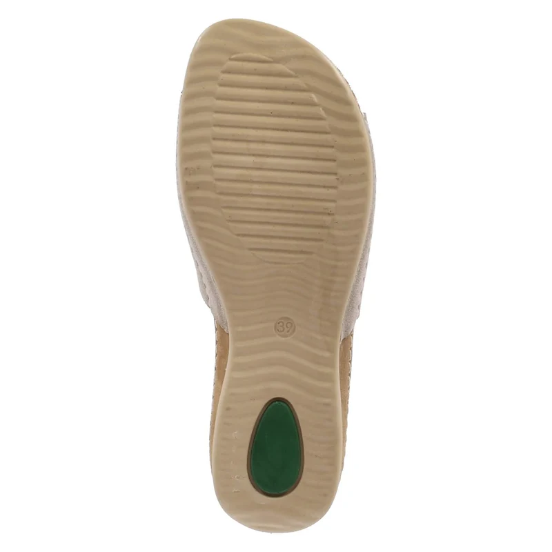 Pantoletten Beige
