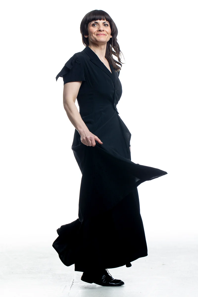Y's Yohji Yamamoto Damen Weste Schwarz mit Drapierung