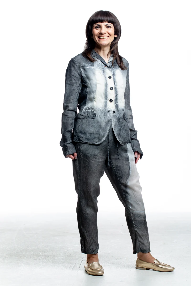 Rundholz Damen Blazer in Asteroid Pigment Grau