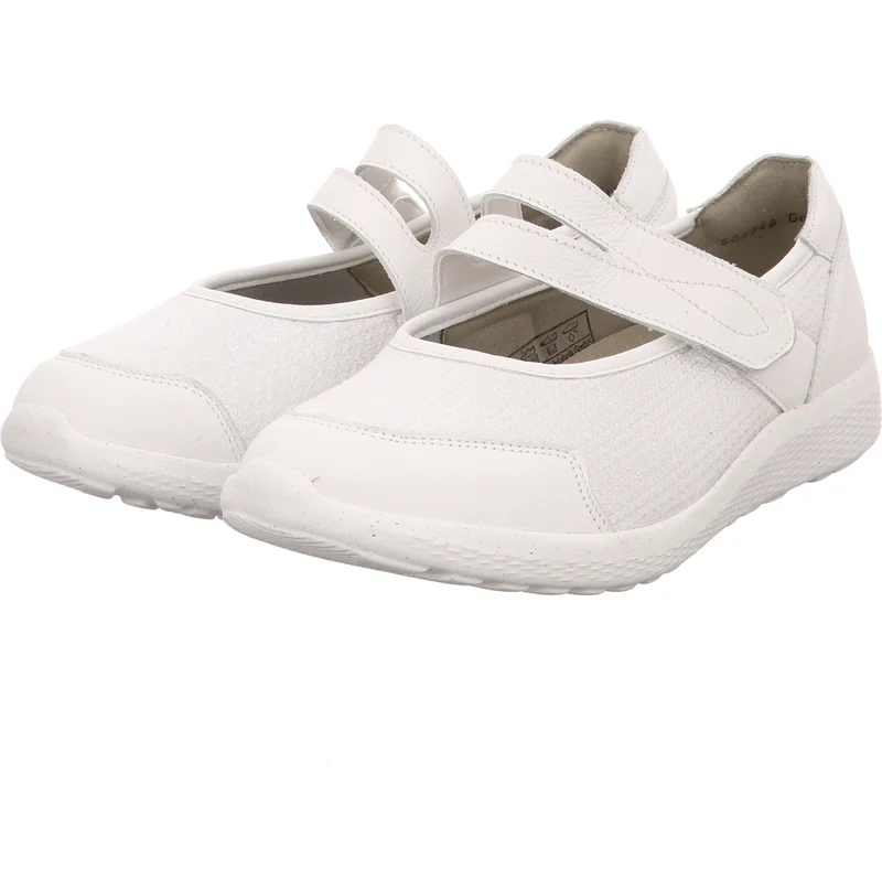 Waldläufer Slipper M-Ira weiß-kombi.