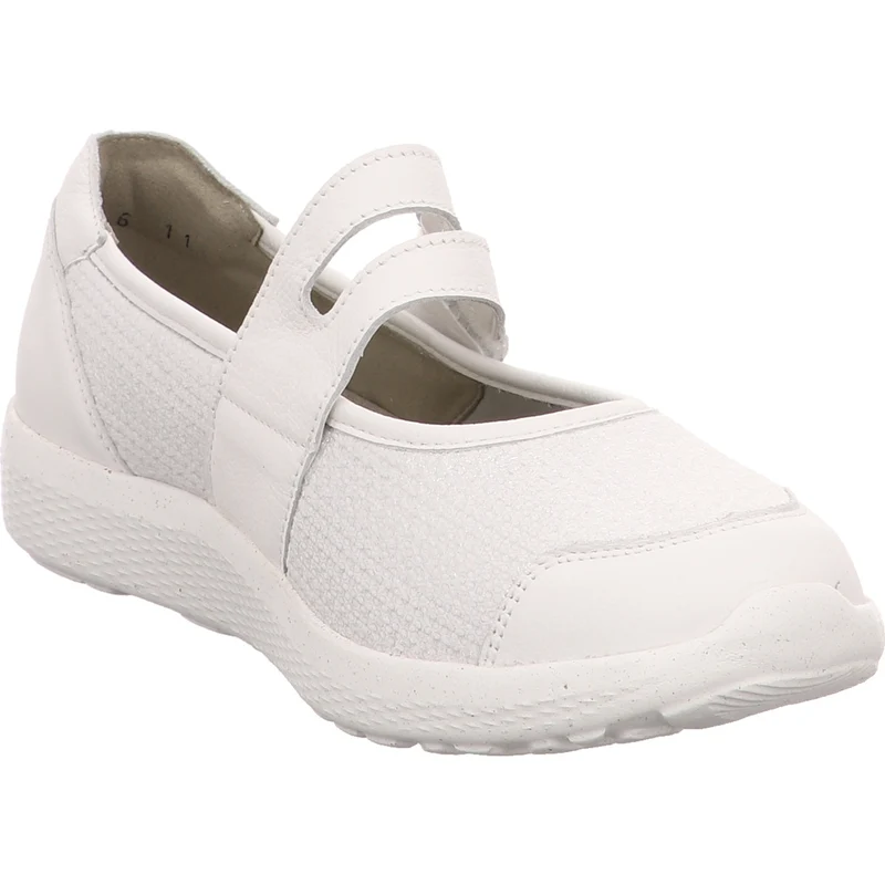 Waldläufer Slipper M-Ira weiß-kombi.