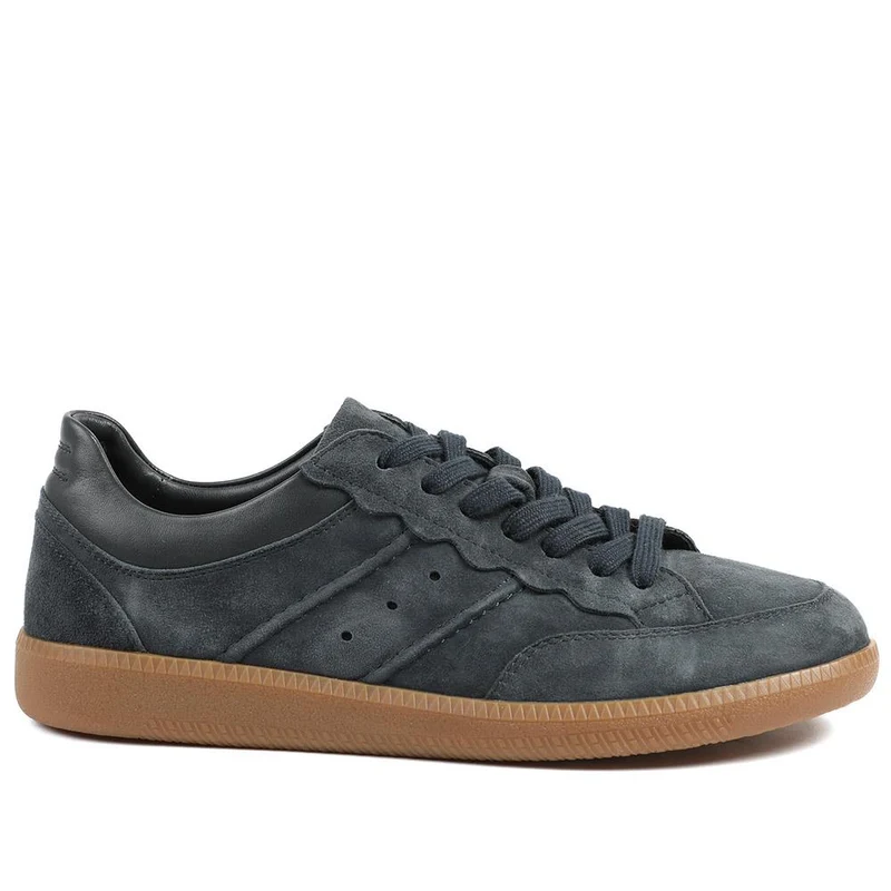 Anouk Leather Lace Up Trainers - ANOUK / 329 014 - Blue
