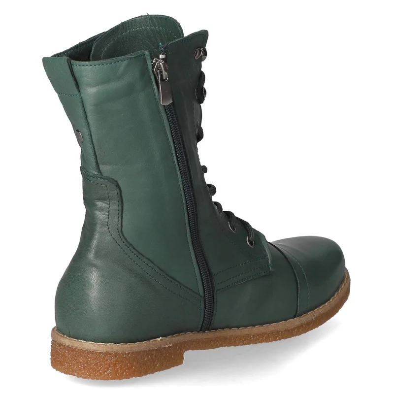 Schnürstiefeletten Grün