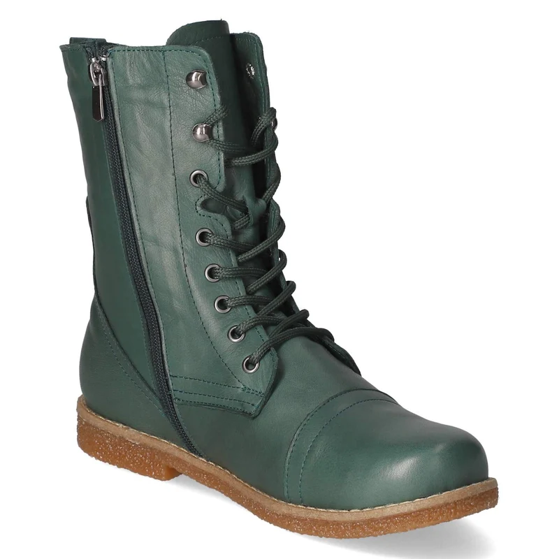 Schnürstiefeletten Grün